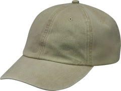 Adams Headwear LP101 Optimum Pigment-Dyed Cap - Khaki - Khaki / One Size Fits Most