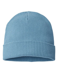 Atlantis Headwear NELSON Sustainable Cuffed Beanie - Light Avio Blue - blue / One Size Fits Most