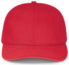 Augusta 6204 Six-Panel Cotton Twill Low-Profile Cap - Red - Red / One Size Fits Most