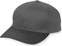 Augusta 6206 Six-Panel Cotton Twill Low-Profile Cap - Youth - Black - Black / One Size Fits Most