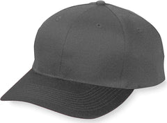 Augusta 6206 Six-Panel Cotton Twill Low-Profile Cap - Youth - Black - Black / One Size Fits Most