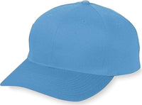 Augusta 6206 Six-Panel Cotton Twill Low-Profile Cap - Youth - Blue - Columbia Blue / One Size Fits Most