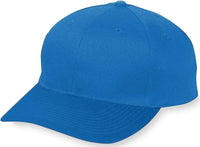 Augusta 6206 Six-Panel Cotton Twill Low-Profile Cap - Youth - Royal - Royal / One Size Fits Most
