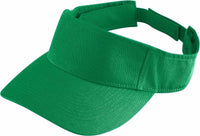 Augusta 6225 Sport Twill Visor - Kelly - Kelly / One Size Fits Most