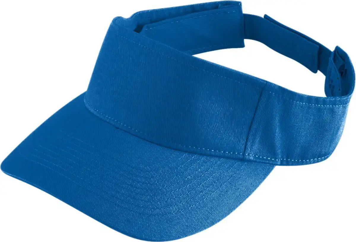 Augusta 6226 Youth Sport Twill Visor - Royal - Royal / Youth OS