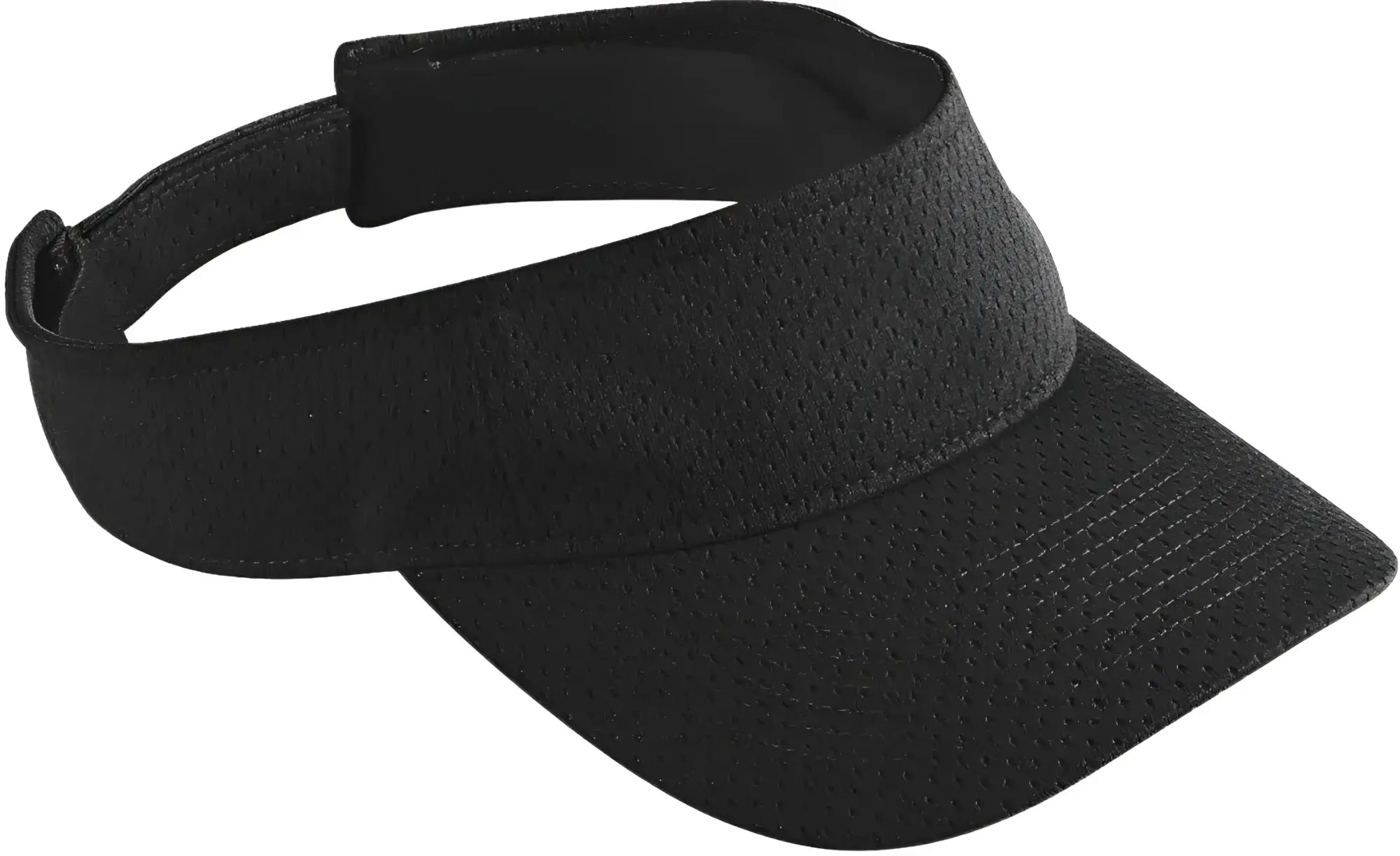 Augusta 6228 Youth Athletic Mesh Visor - Black - Black / Youth OS