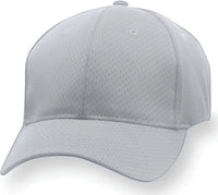 Augusta 6233 Youth Sport Flex Athletic Mesh Cap - Silver Grey - Light Gray / Youth M/L
