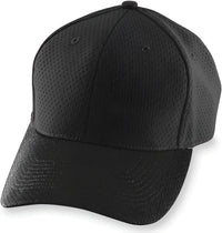 Augusta 6235 Athletic Mesh Cap - Black - Black / One Size Fits Most
