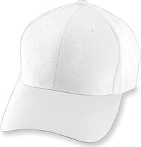 Augusta 6235 Athletic Mesh Cap - White - White / One Size Fits Most