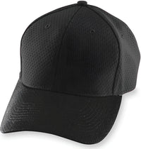 Augusta 6236 Athletic Mesh Cap - Youth - Black - Black / One Size Fits Most