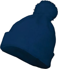 Augusta 6816 Pom Beanie - Navy - Navy / One Size Fits Most