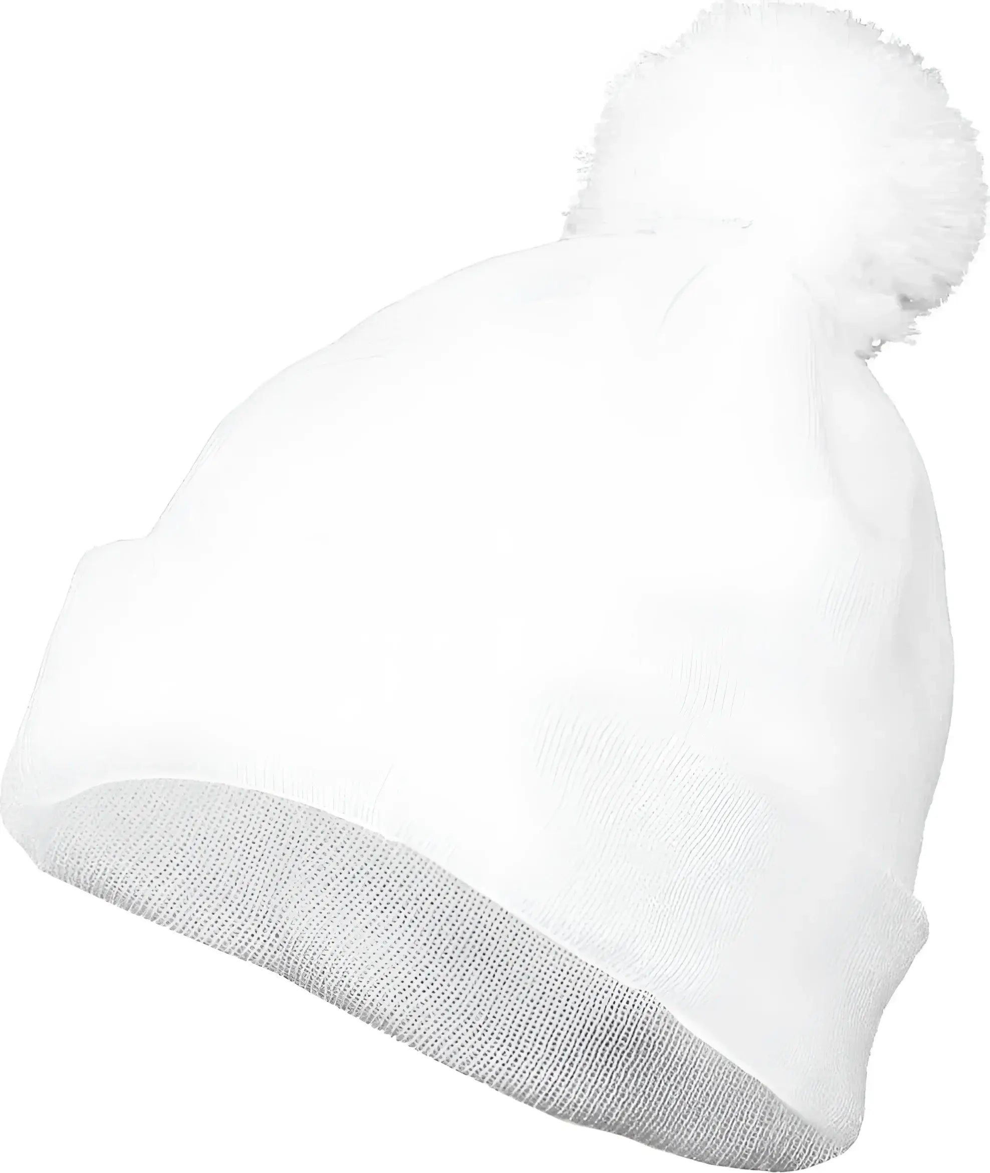 Augusta 6816 Pom Beanie - White - White / One Size Fits Most