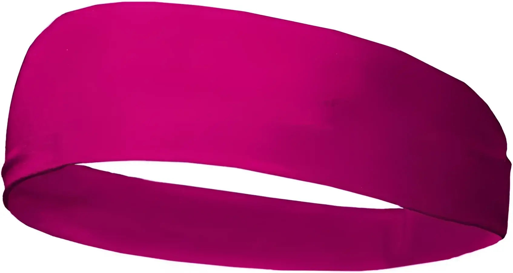 Badger Sport 0301 Wide Head Band - Hot Pink - Pink / One Size Fits Most