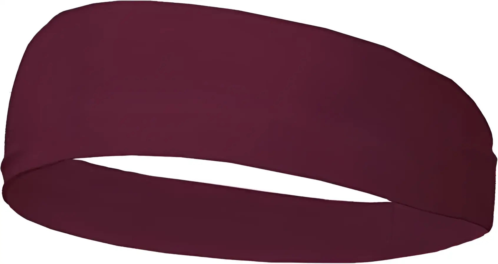 Badger Sport 0301 Wide Headband - Maroon - Maroon / One Size Fits Most
