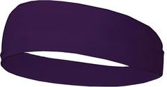 Badger Sport 0301 Wide Headband - Purple - Purple / One Size Fits Most