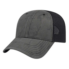 Cap America I2012 Tactical Tonal Screen Print Cap - Charcoal Black - Dark Gray Black / One Size Fits Most