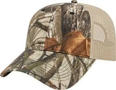 Cap America I2067 Solid Color Mesh Back Next G2 Camo Cap - Next G2 Khaki - Next G2 Khaki / One Size Fits Most