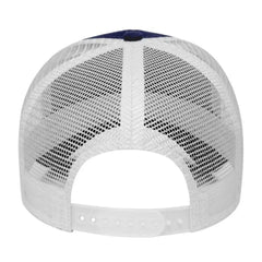 Cap America I3025 Two Tone Mesh Back Cap - Navy White - Navy White / One Size Fits Most