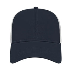 Cap America I3025 Two Tone Mesh Back Cap - Navy White - Navy White / One Size Fits Most