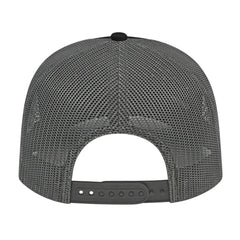 Cap America I3038 Poly/Cotton Mesh Back Cap - Black Charcoal - Black Dark Gray / One Size Fits Most