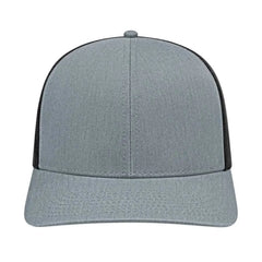 Cap America I3038 Poly/Cotton Mesh Back Cap - Heather Black - Gray Black / One Size Fits Most