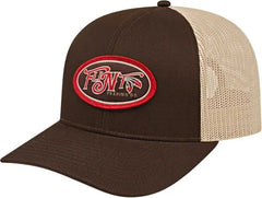 Cap America I3038 Poly/Cotton Mesh Back Cap - Khaki - Khaki / One Size Fits Most