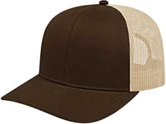 Cap America I3038 Poly/Cotton Mesh Back Cap - Khaki - Khaki / One Size Fits Most