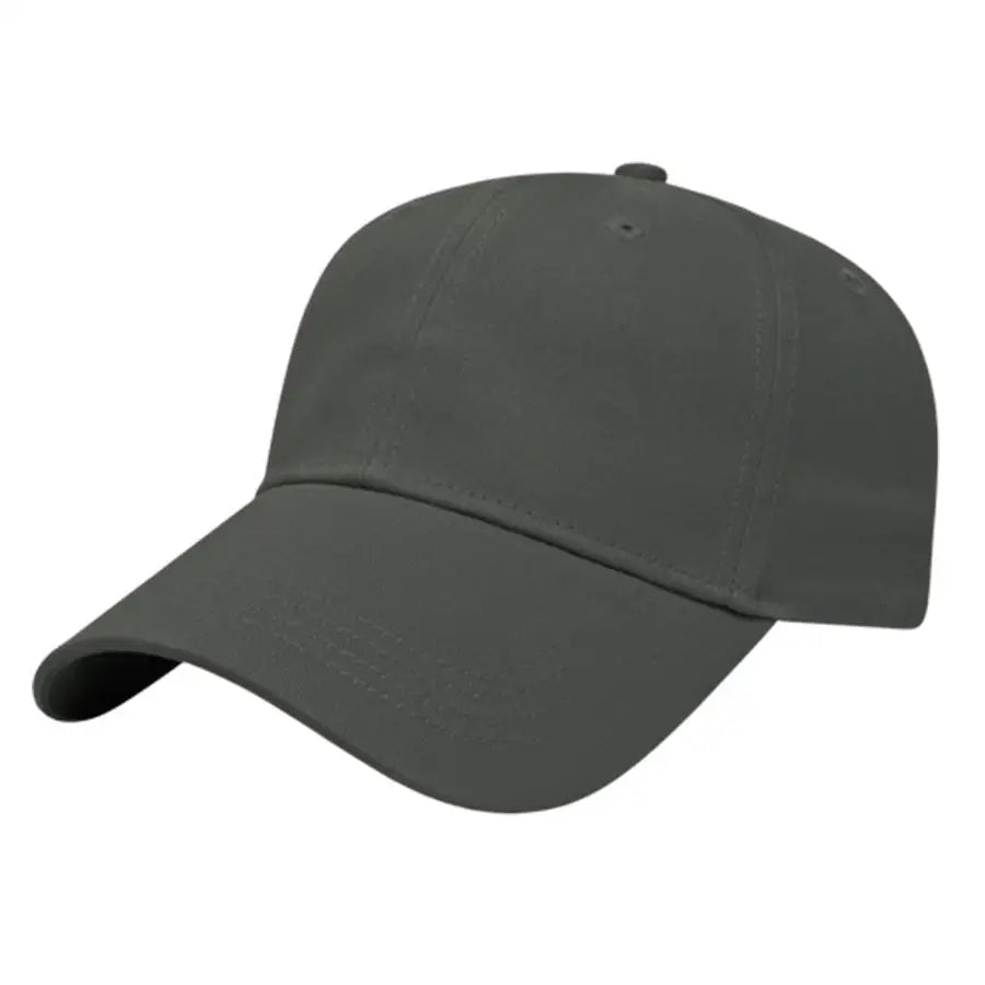 Cap America I5000 Lightweight Low Profile Cap - Charcoal - Dark Gray / One Size Fits Most