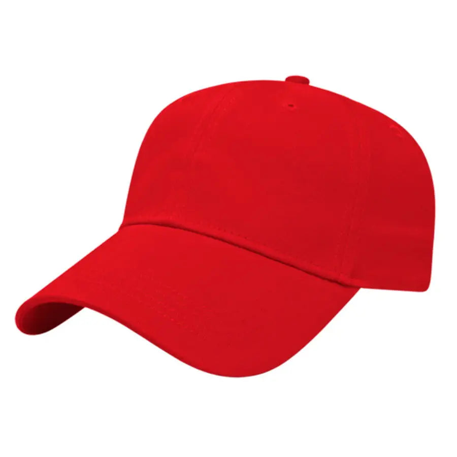 Cap America I5000 Lightweight Low Profile Cap - Red - Red / Youth