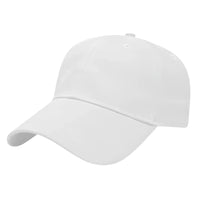 Cap America I5000 Lightweight Low Profile Cap - White - White / One Size Fits Most