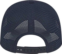 Cap America i5009 Value Washed Chino Twill Mesh Back Cap - Navy - Navy / One Size Fits Most
