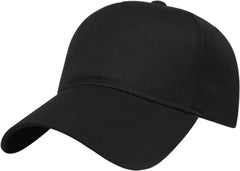 Cap America I5050 Five Panel Cap - Black - Black / One Size Fits Most