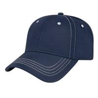 Cap America I7024 Soft Textured Polyester Mesh Cap - Navy - Navy / One Size Fits Most