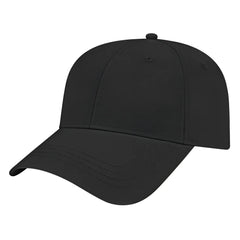 Cap America I7035 Lightweight Polyester Performance Cap - Black - Black / One Size Fits Most