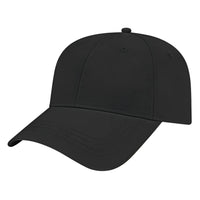 Cap America I7035 Lightweight Polyester Performance Cap - Black - Black / One Size Fits Most