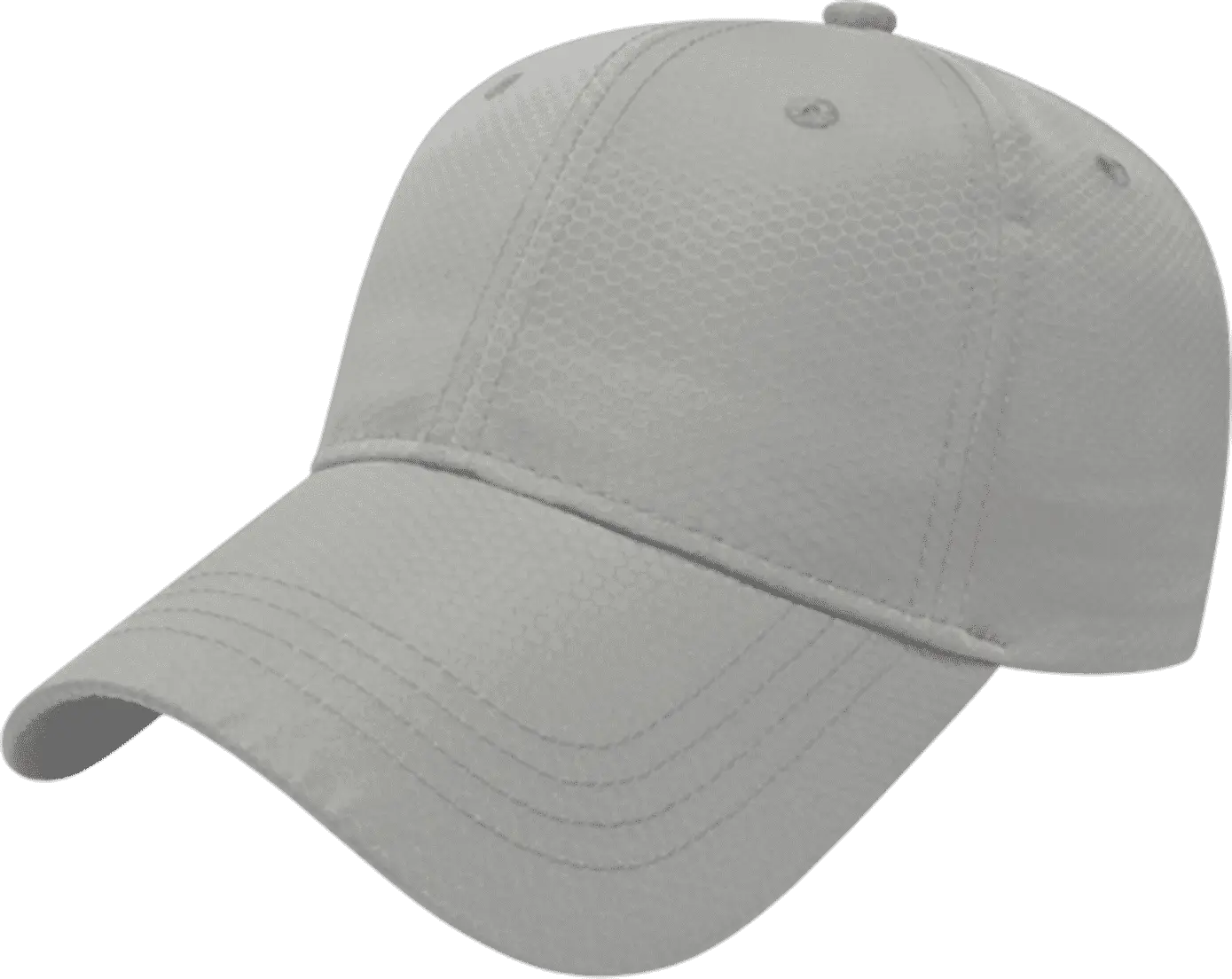 Cap America I7035 Lightweight Polyester Performance Cap - Gray - Gray / One Size Fits Most