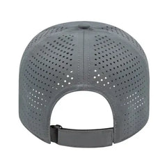 Cap America I7038 Perforated Polyester Cap - Gray - Gray / One Size Fits Most
