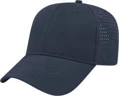 Cap America I7038 Perforated Polyester Cap - Navy - Navy / One Size Fits Most