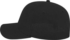 Cap America i7041 Lightweight Aerated Performance Cap - Black