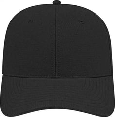 Cap America i7041 Lightweight Aerated Performance Cap - Black