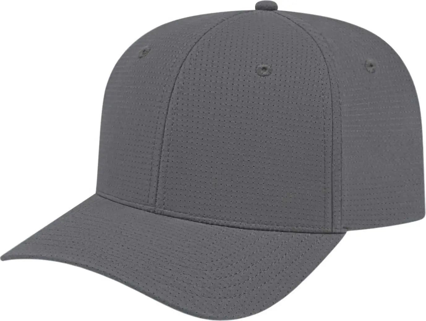 Cap America i7041 Lightweight Aerated Performance Cap - Charcoal - Charcoal / XS