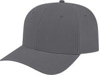 Cap America i7041 Lightweight Aerated Performance Cap - Charcoal - Charcoal / XS