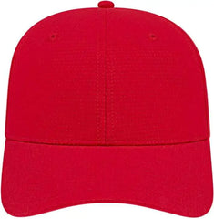 Cap America i7041 Lightweight Aerated Performance Cap - Red