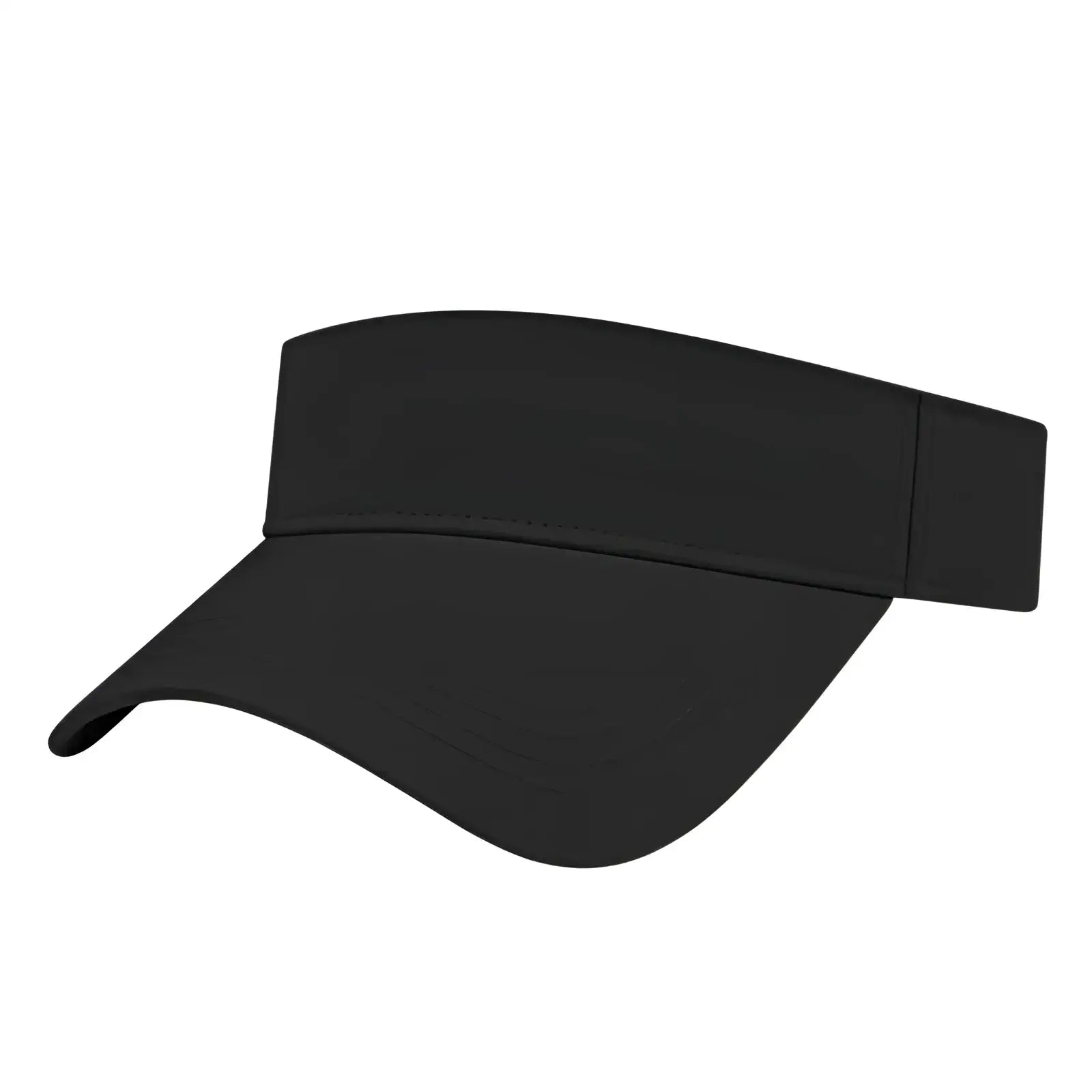 Cap America i7042 Performance Athletic Visor - Black - Black / One Size Fits Most