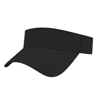 Cap America i7042 Performance Athletic Visor - Black - Black / One Size Fits Most