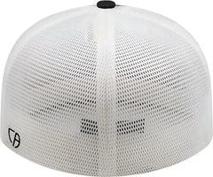 Cap America i8501 Flexfit Performance Trucker Mesh Back Cap - Black Royal White