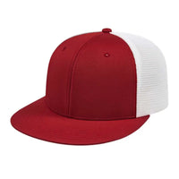 Cap America i8501 Flexfit Performance Trucker Mesh Back Cap - Cardinal White - Cardinal White / XS
