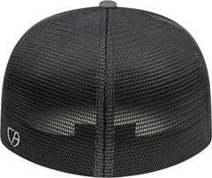 Cap America i8501 Flexfit Performance Trucker Mesh Back Cap - Graphite Black