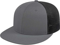 Cap America i8501 Flexfit Performance Trucker Mesh Back Cap - Graphite Black