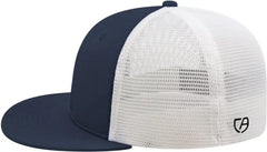 Cap America i8501 Flexfit Performance Trucker Mesh Back Cap - Navy White